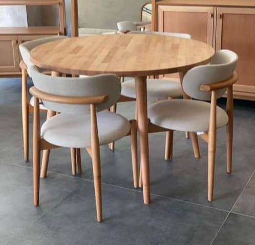 naharkhory-arzan میز ناهارخوری 4 نفره نوبل - Image 1